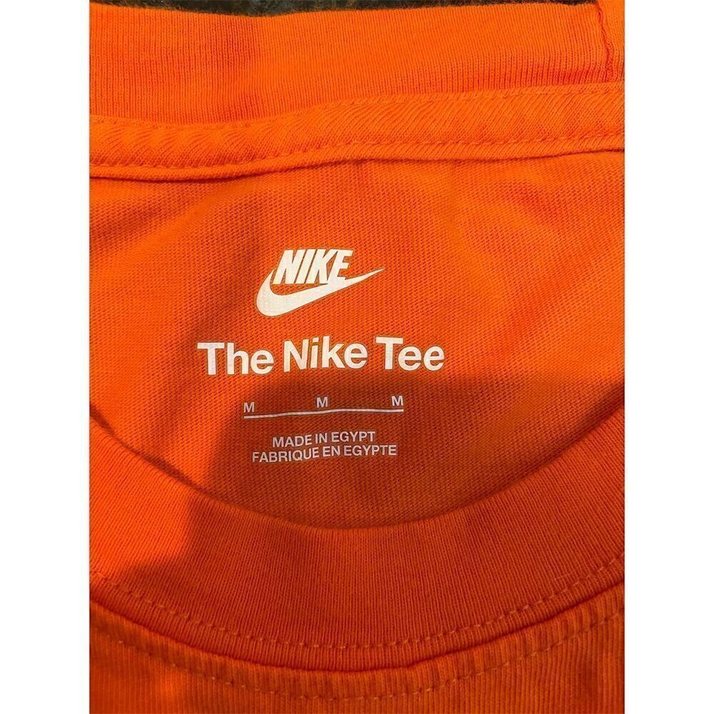 *3/$15 Nike Ladies Orange Owl Graphic Tee Shirt Size M Short Sleeve - Picture 4 of 6